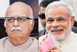 LK Advani and Narendra Modi
